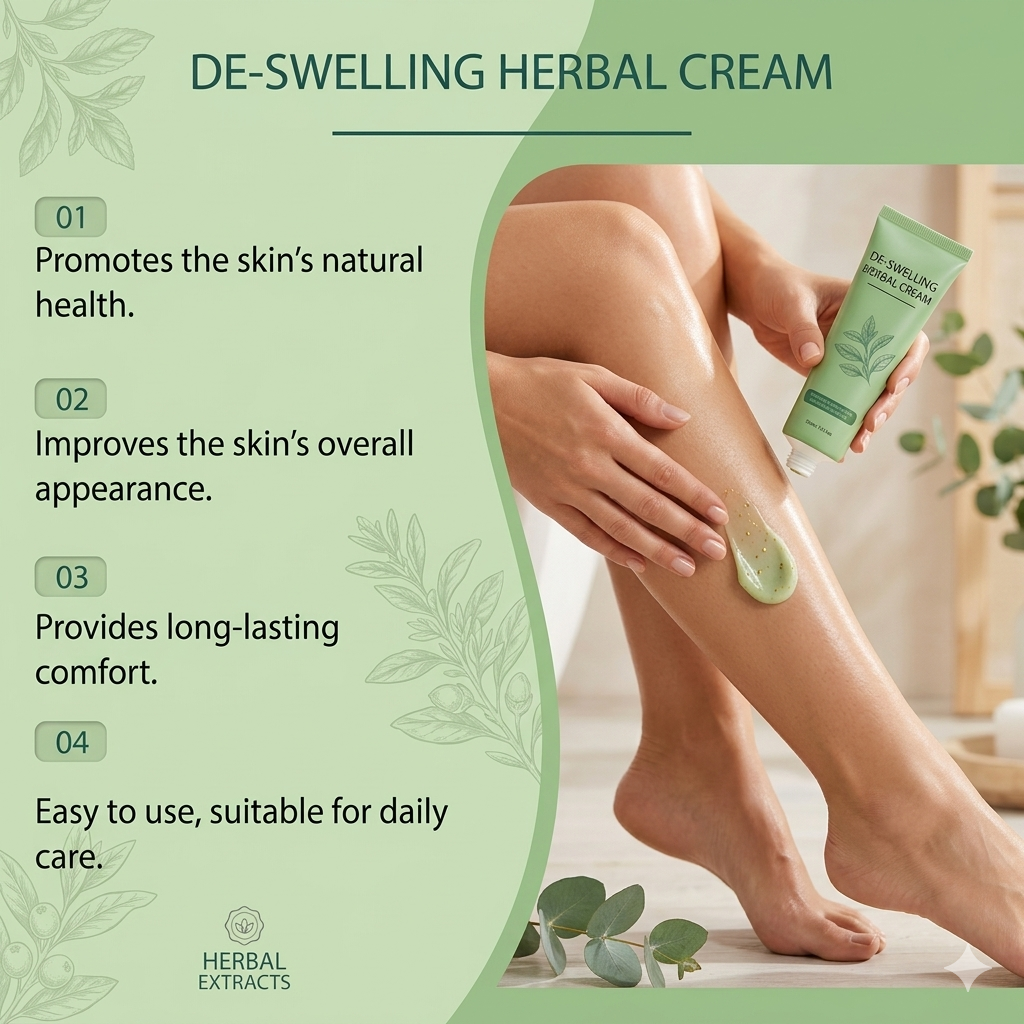 Crema herbal detox linfática