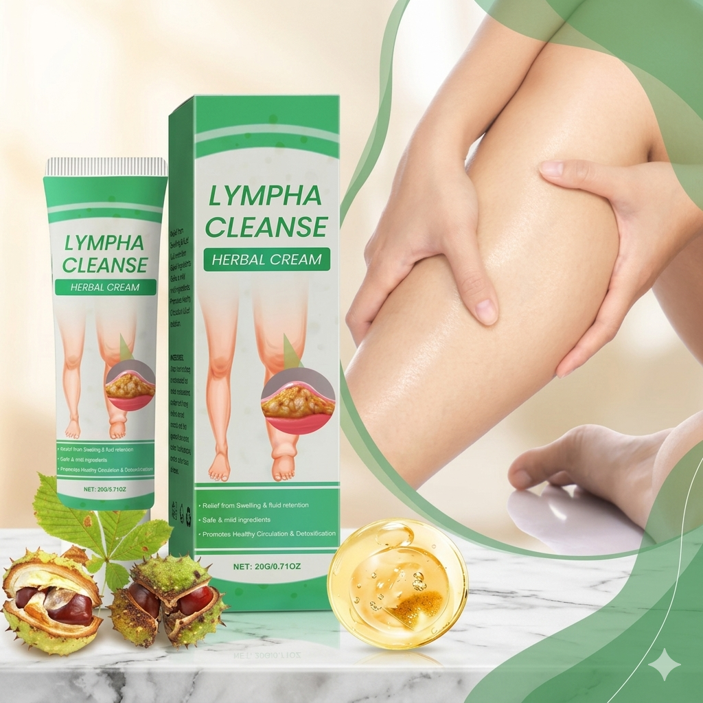 Crema herbal detox linfática