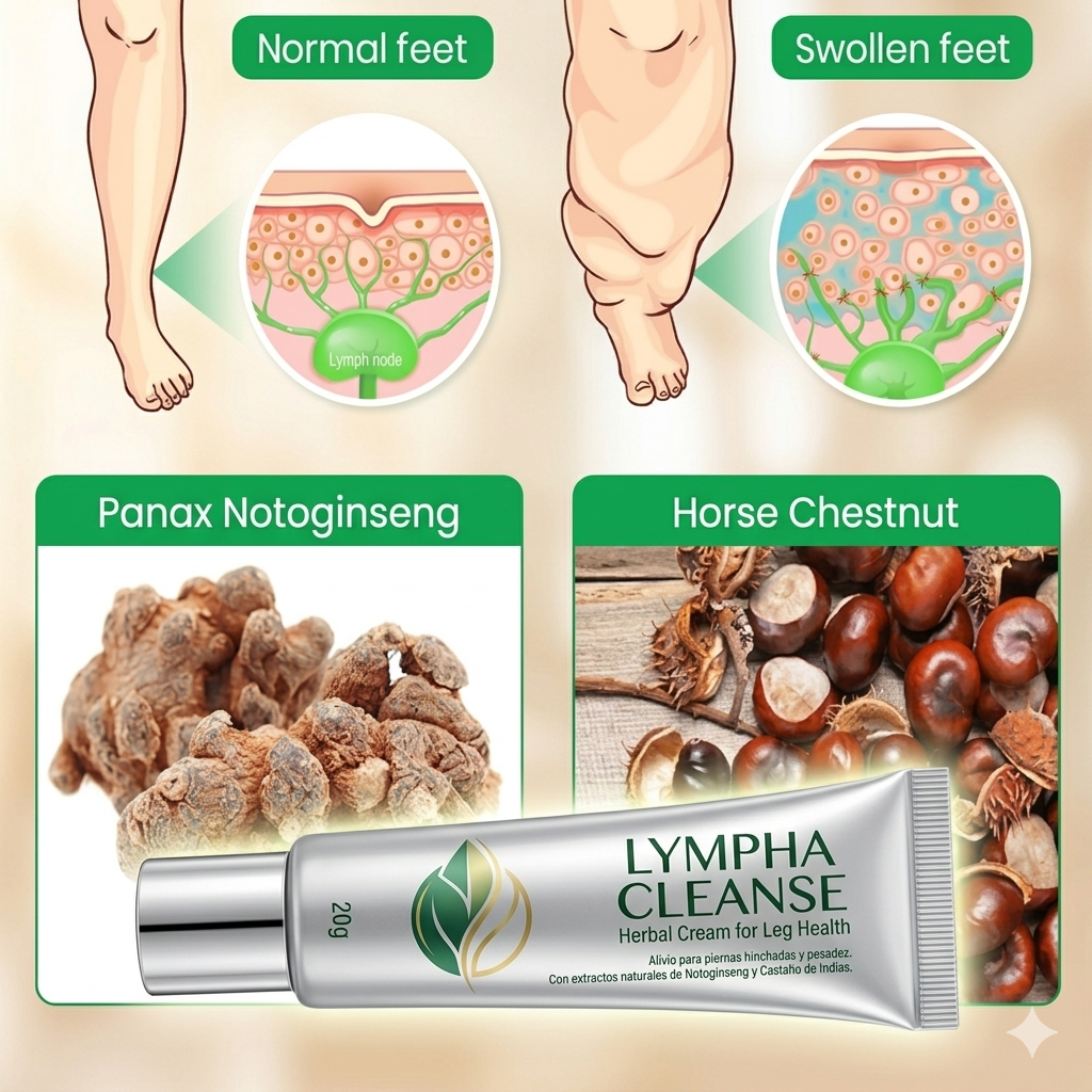 Crema herbal detox linfática